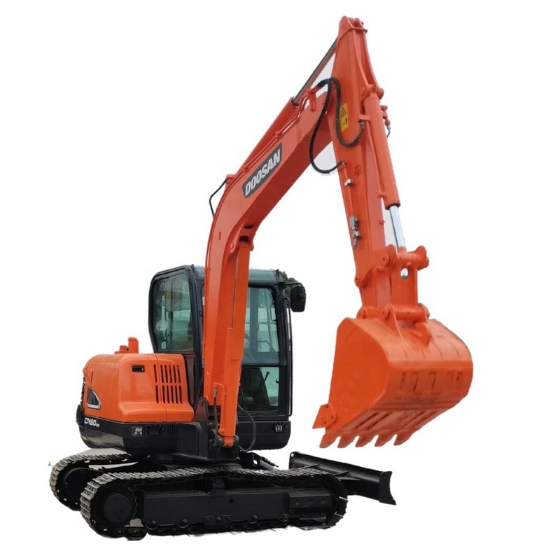Excavadora usada Doosan DX60 Em bom estado Excavadora de segunda mão Horas de trabalho 0-2000