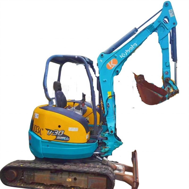 Excavadora japonesa KUBOTA U30 usada Excavadora hidráulica original em boas condições
