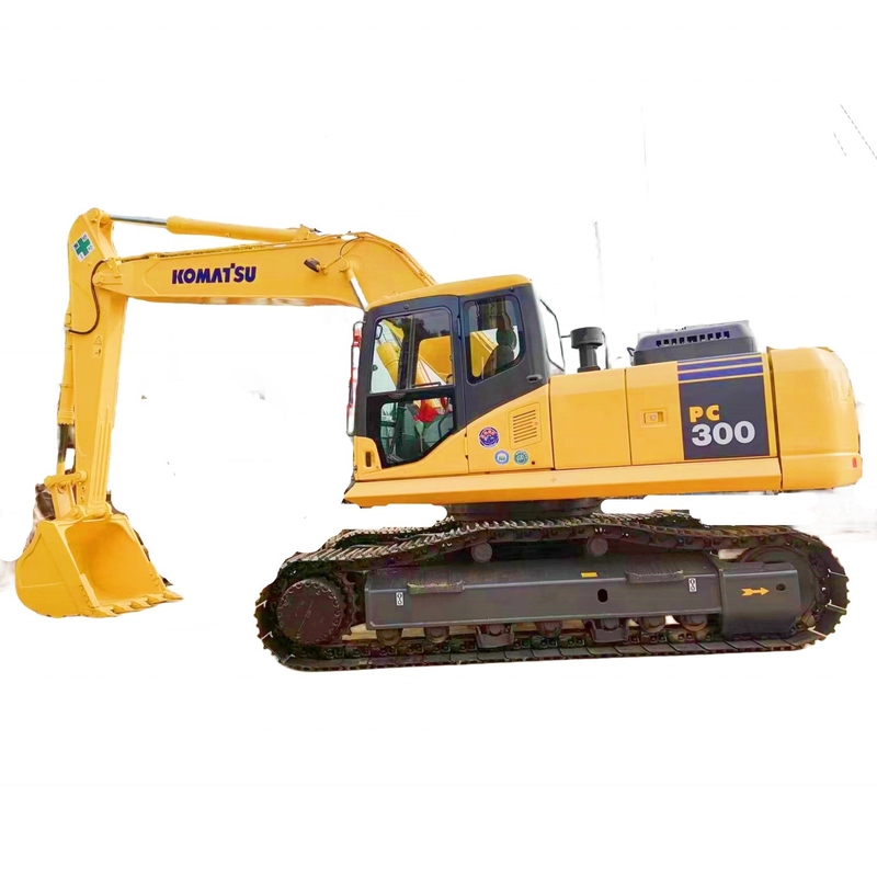 Motor de escavadeira Komatsu PC300 em segunda mão e em boas condições com poucas horas de trabalho