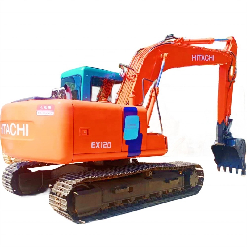 Excavadora usada Hitachi ZX120-3 com 0-2000 horas de trabalho e características multifuncionais