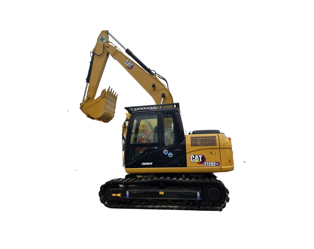Japão Original CAT 312D2GC Excavadora de rolagem usada com poucas horas de trabalho 0-200