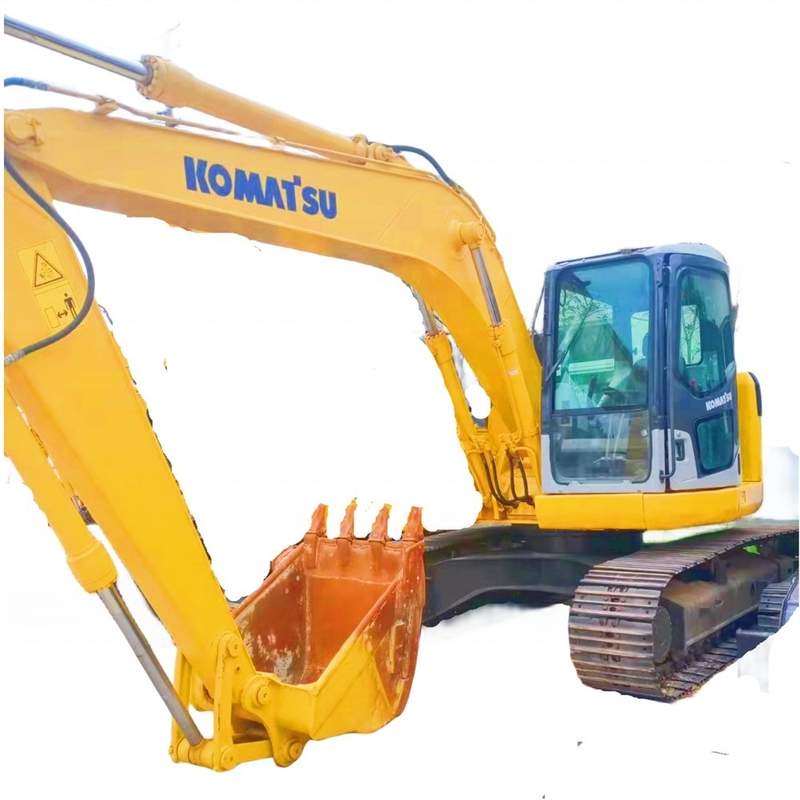 Excavadora usada Komatsu PC128US em excelente estado cor original para construção
