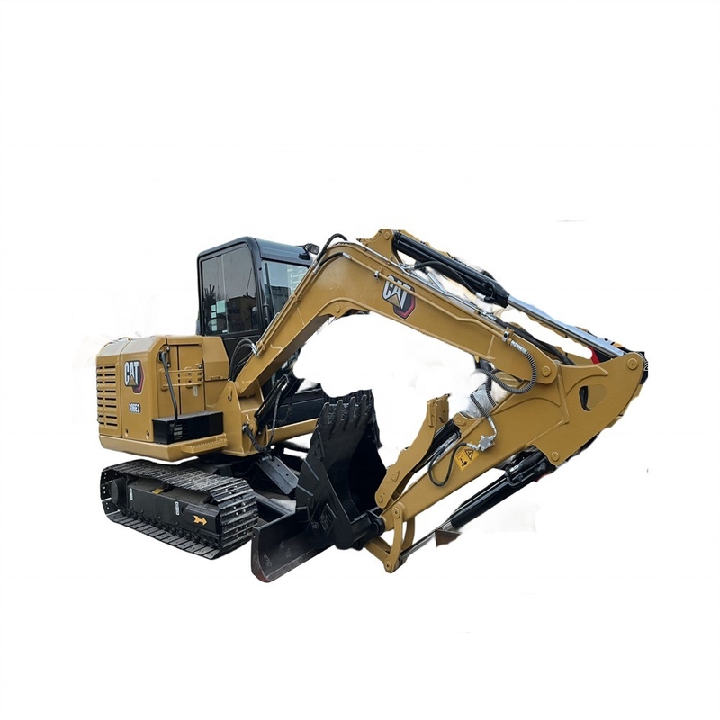 Pequena escavadeira usada de 6 toneladas CAT 306E2 Excavadora hidráulica de rastreamento Peso operacional 6 toneladas