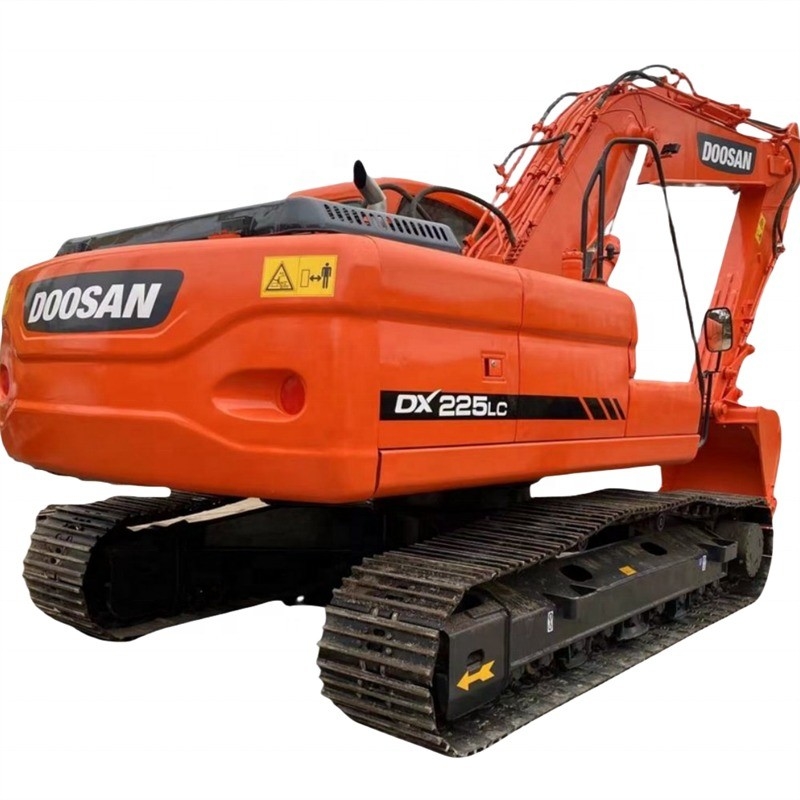 Horas de trabalho baixas 0-2000 Excavadora Doosan DX225LC usada para o seu negócio de construção