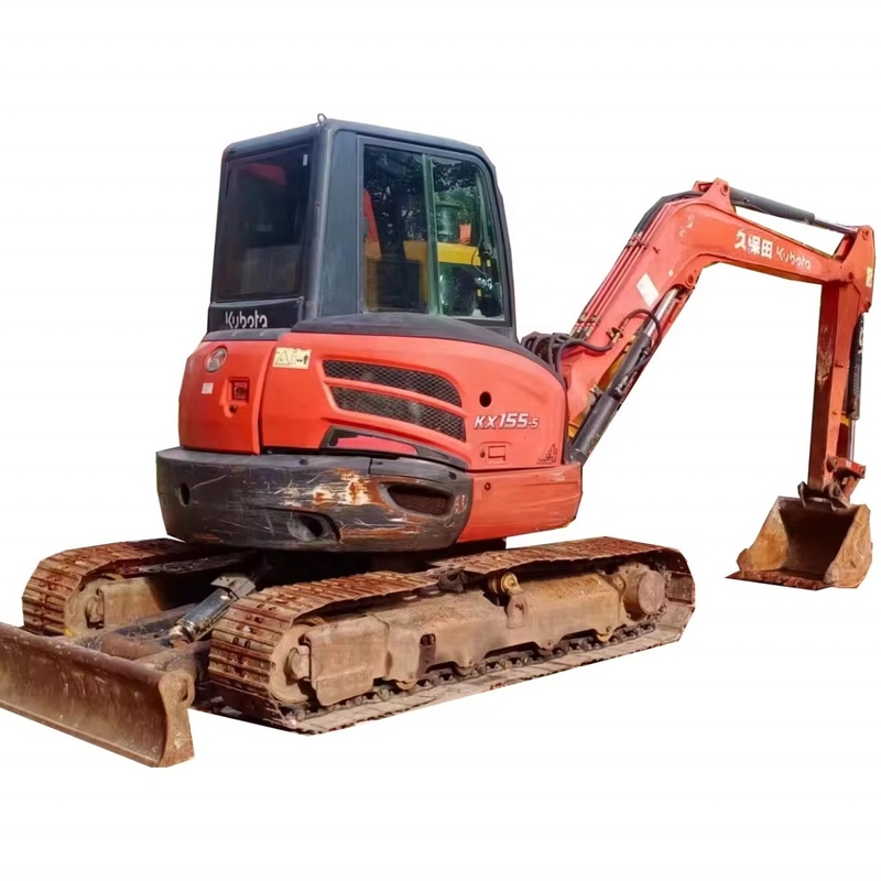 Excavadora de 5 toneladas Japão Kubota KX155-5 Excavadoras usadas para suas necessidades de negócios