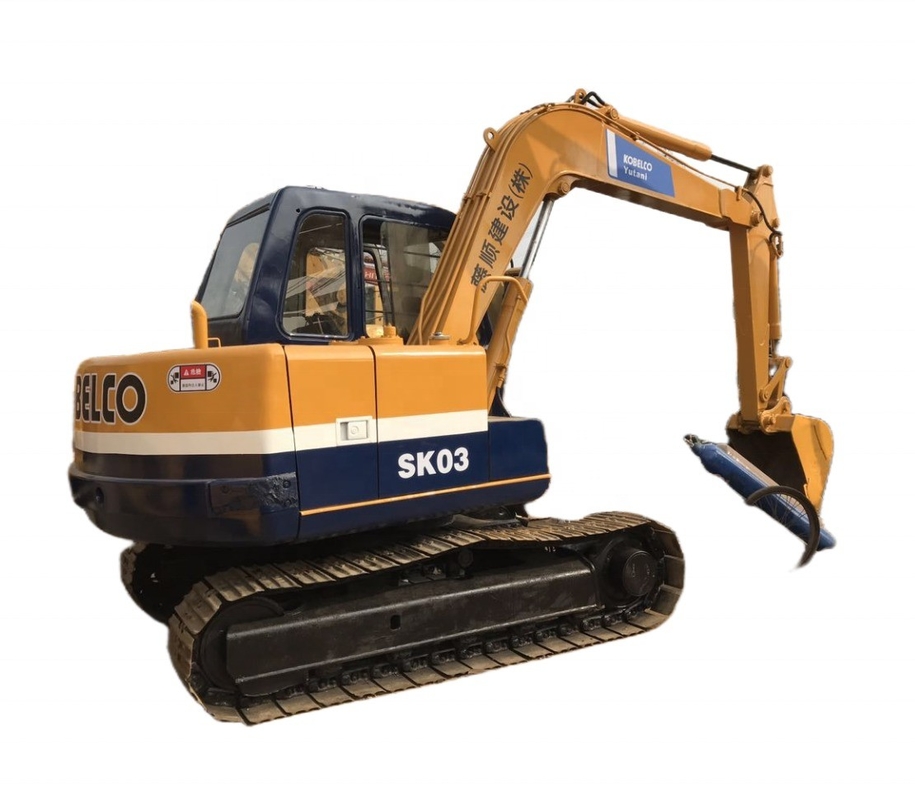 Cor Original Usado KOBELCO SK03 Escavação Excavadora com Horário de Trabalho Baixo em Xangai