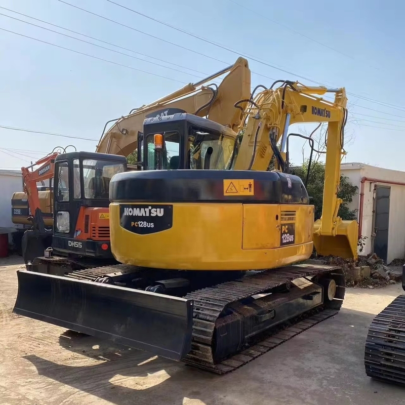 12000 KG Komatsu PC128 Excavadora Usada Excavadora Hidráulica para Trabalho Pesado