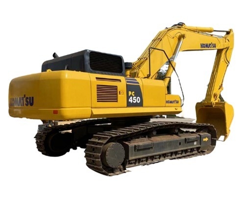 Japão Importa Excavadora Komatsu PC450 Usada 45Ton Excavadora em Shanghai Yard