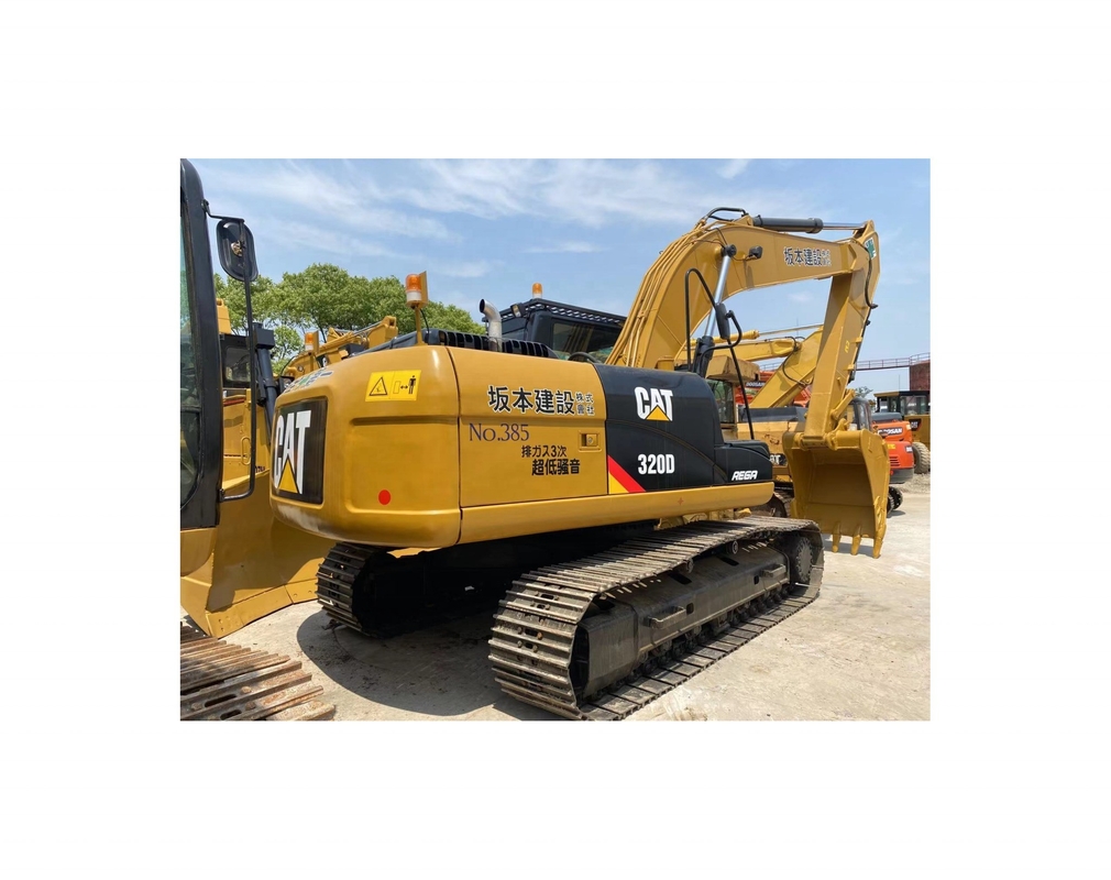 Excavadora hidráulica de tipo móvel de rastreador Cat 320D Excavadora com poucas horas em estoque