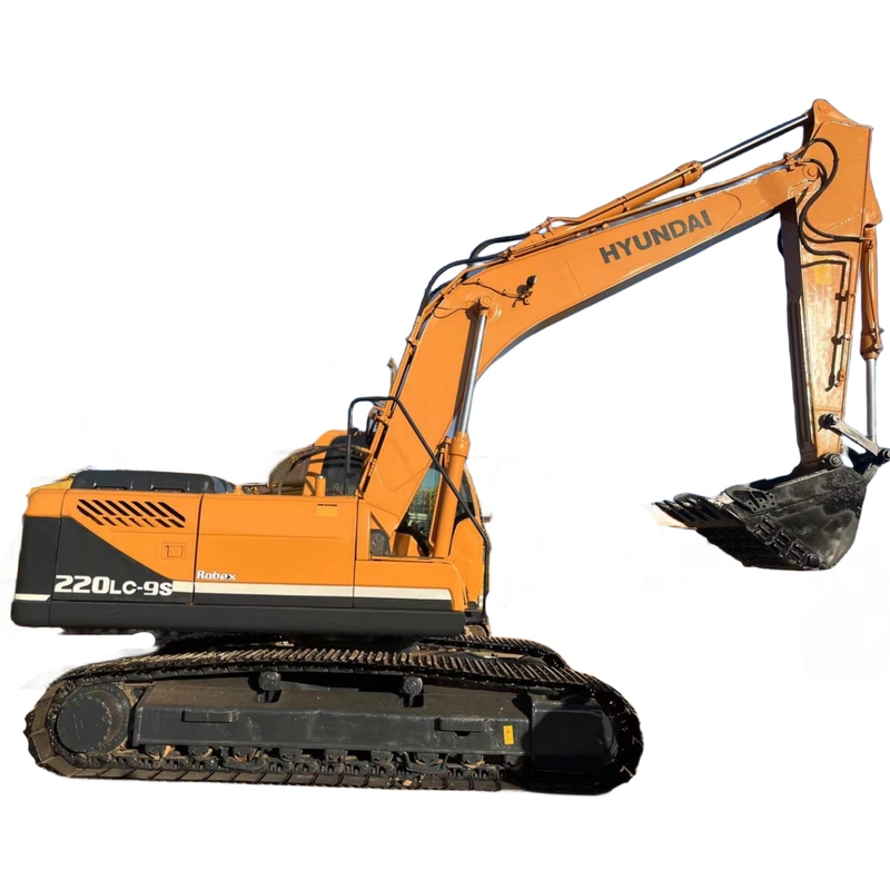 Hyundai 220LC-9S Crawler Excavator e em boas condições para seus projetos em estoque