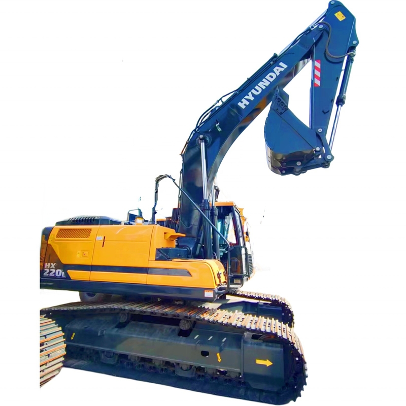 Coreia Original Usado Hyundai HX220L Excavador Crawler Digger com e em boas condições
