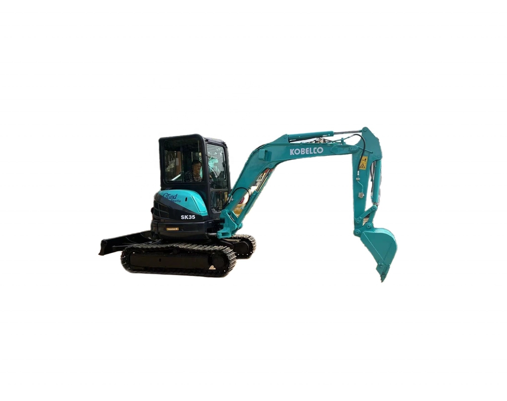 Kobelco SK35 Máquina de Escavação Hidráulica Máquina de Reboque de 3 toneladas com e cor original