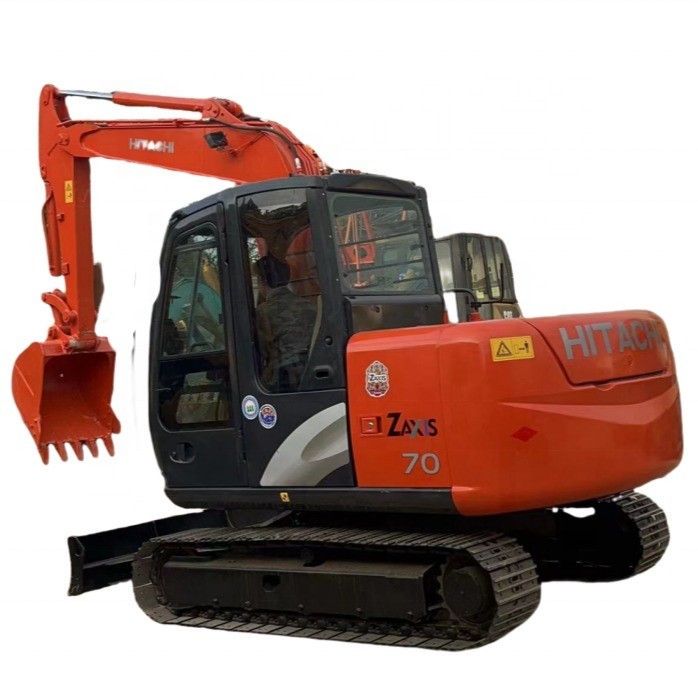 Excavadora japonesa usada original Hitachi zx70 Crawler com motor EPA e projeto Crawler