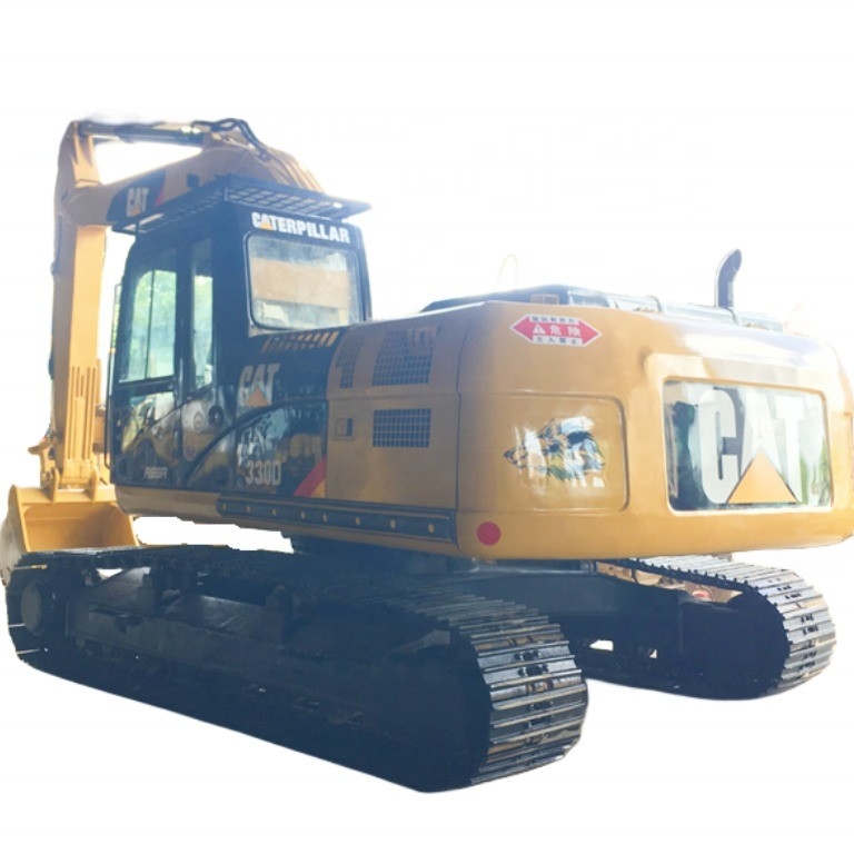 Excavadora Caterpillar Amarela Usada de 20 toneladas em bom estado Excavadora CAT 330D de segunda mão