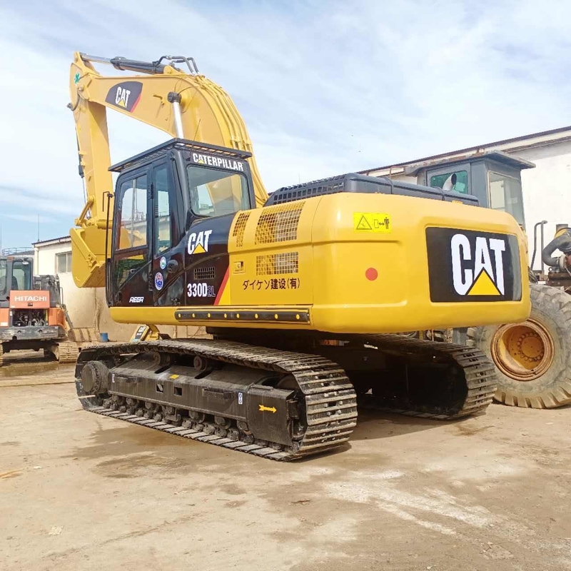 Excavadora CAT 330D2L com cilindro hidráulico Liyuan e motor japonês em boas condições