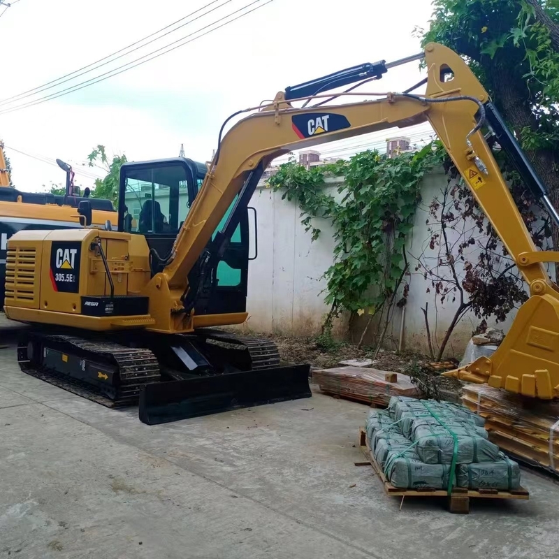 Excavadora CAT 303.5 em bom estado com válvula hidráulica Liyuan e motor japonês