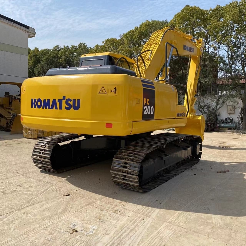 Comércio Komatsu PC200 Excavator 20Ton Crawler Excavator Usado com motor original do Japão