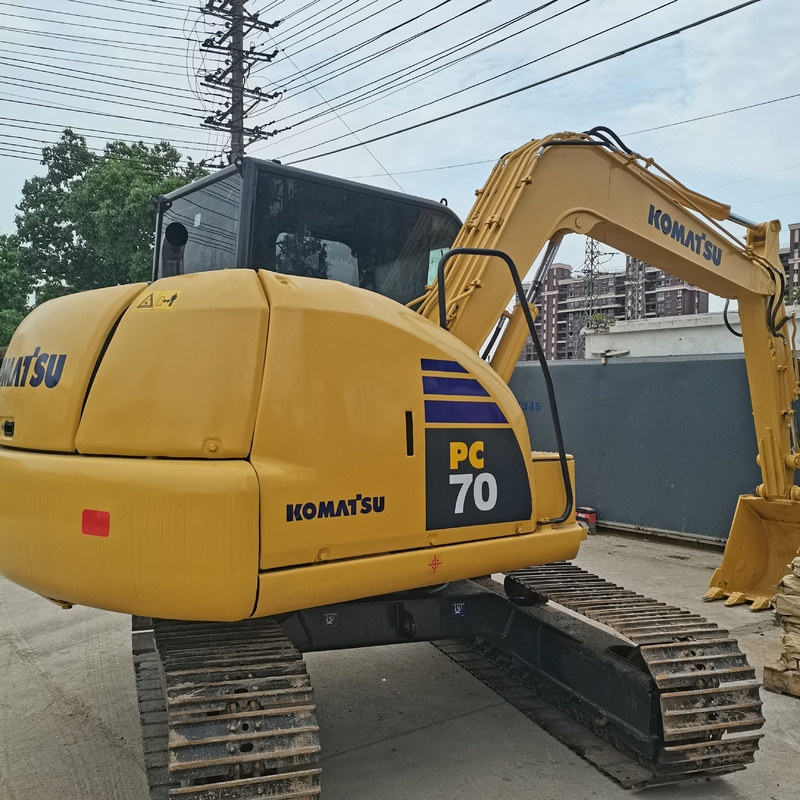 Excelente estado usado Komatsu PC70 Excavator 7TON Crawler Excavator a preço acessível