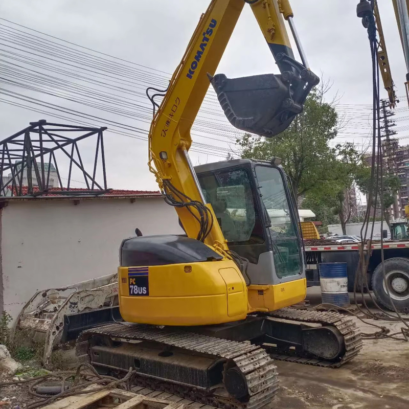 Válvula hidráulica Outra Escavação de segunda mão PC78US Excavadora de 7 toneladas em bom estado