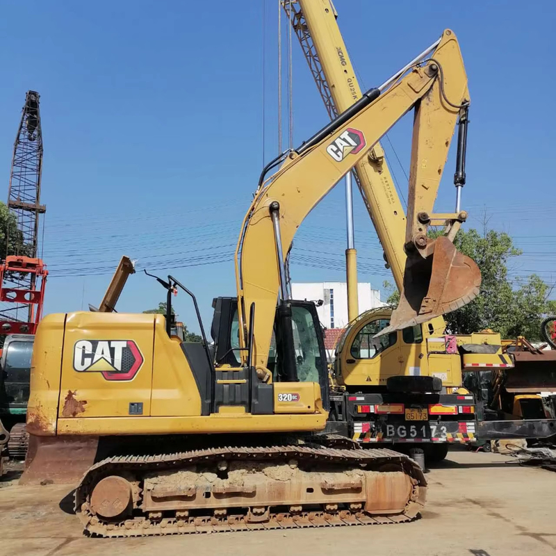 Excavadora de segunda mão de 20 toneladas com Excavadora Crawler Cat 320GC e 110kw Potência no Comércio