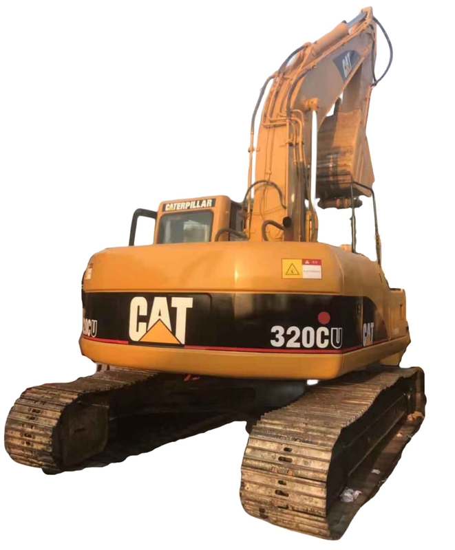 Excavadoras usadas Caterpillar 320CU com capacidade de balde de 0,8m3 e poucas horas de trabalho