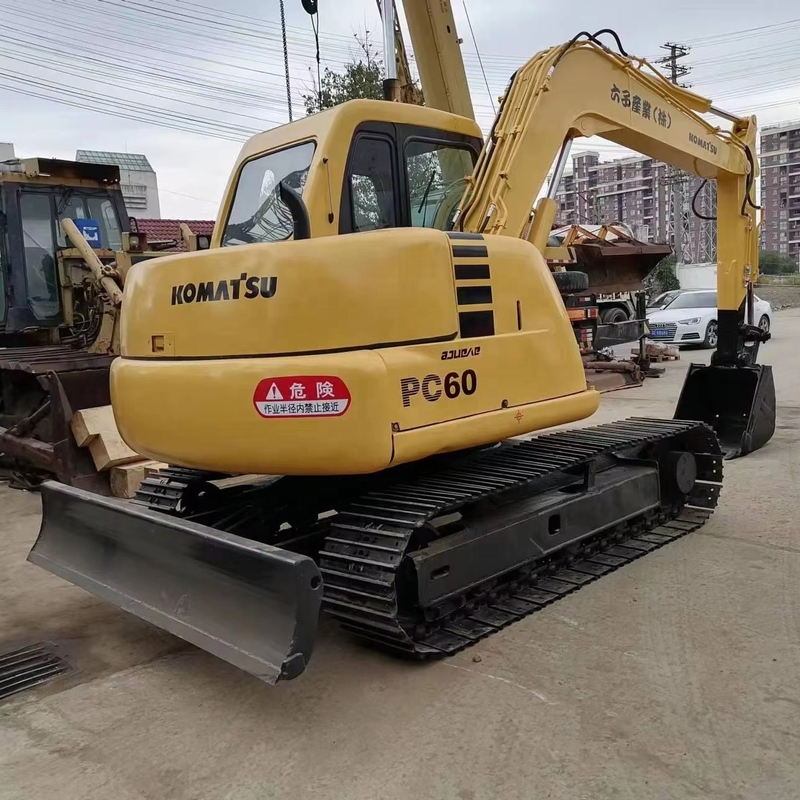 Excelente estado usado Komatsu PC60 6ton Excavator pronto para o trabalho