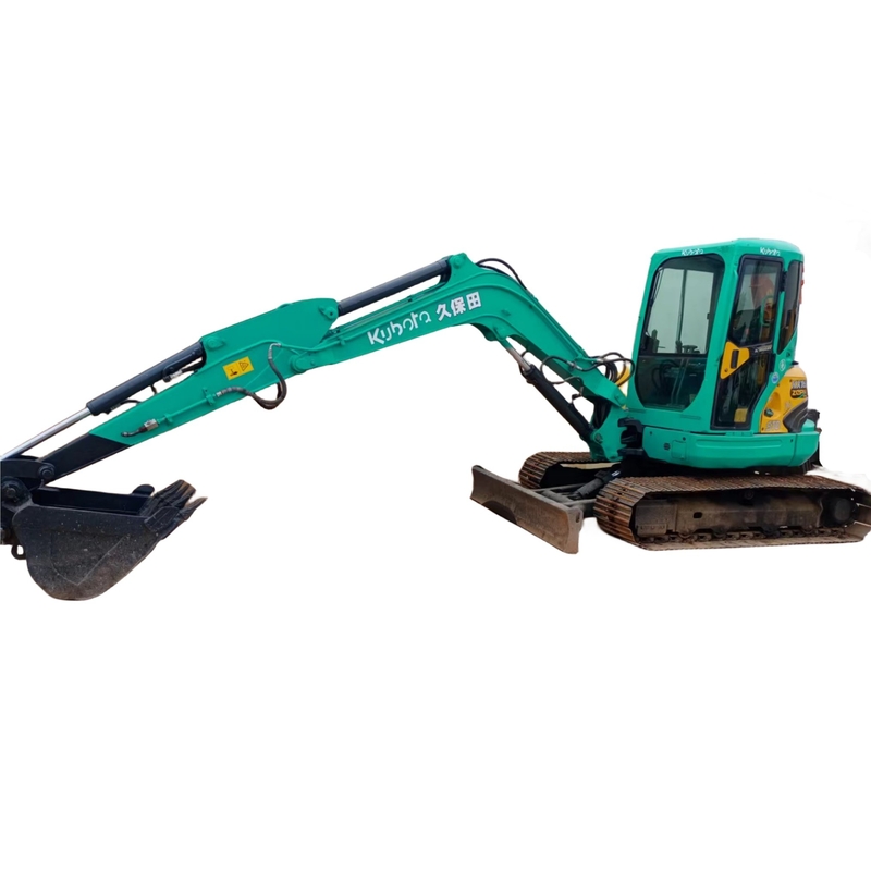 KX161 Kubota Mini Excavator no Japão com cor original e outro cilindro hidráulico